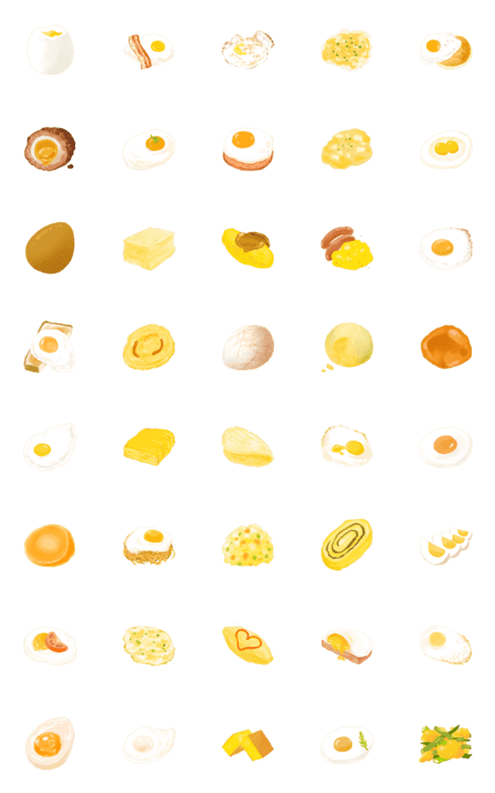 [LINE絵文字]EGG 365 IIの画像一覧