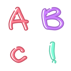 [LINE絵文字] ABCx123_Style06-1の画像