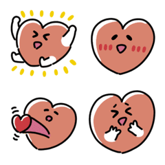 [LINE絵文字] どきどきハート絵文字の画像