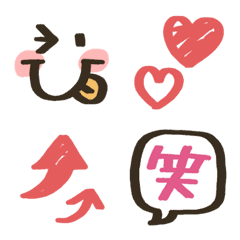 [LINE絵文字] シンプル★毎日使えるの画像