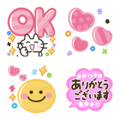 [LINE絵文字] にゃんころver2の画像