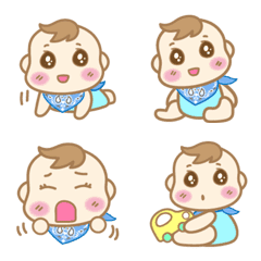 [LINE絵文字] Cute Baby♡（男の子）vol.2の画像