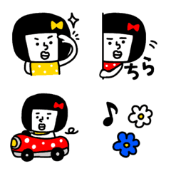 [LINE絵文字] ぶす子の絵文字の画像