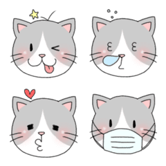 [LINE絵文字] まだ名前のない猫 絵文字の画像