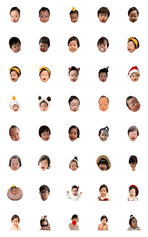[LINE絵文字]Koharu's emoji 1の画像一覧