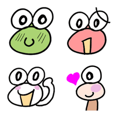 [LINE絵文字] かえるっちファミリー♡絵文字の画像