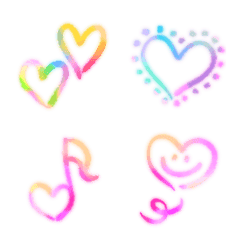 [LINE絵文字] ネオンハート♥️の画像