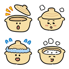[LINE絵文字] グツグツどなべ絵文字の画像