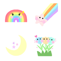 [LINE絵文字] Cute Naturee Emojiの画像