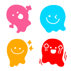 使いやすい！カラフルモンスターの絵文字の絵文字メイン画像