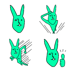 [LINE絵文字] みどりの絵文字スタンプの画像