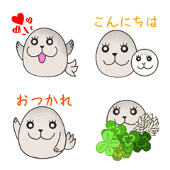 [LINE絵文字] アザラシ丸の画像