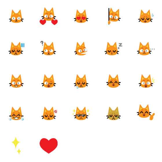 [LINE絵文字]Oscar the Catの画像一覧