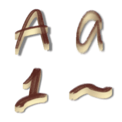 [LINE絵文字] cake fontの画像