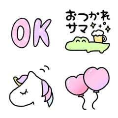 [LINE絵文字] ゆめかわ★毎日使える！の画像