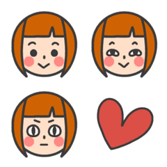 かわいめ表情絵文字の絵文字メイン画像