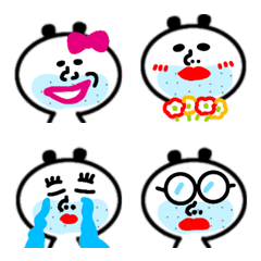 [LINE絵文字] ぶさ♥️かわ♥️パンダ8の画像