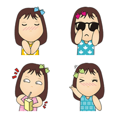 Daily emotions of girls(FACE)の絵文字メイン画像
