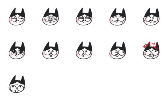 [LINE絵文字]bat bat batの画像一覧