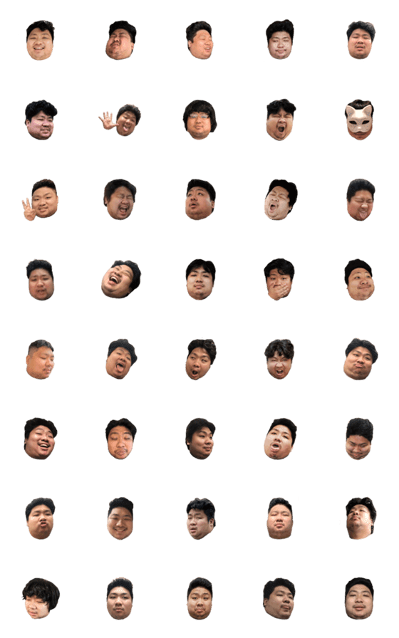 [LINE絵文字]AsiaGodtone's funny faceの画像一覧