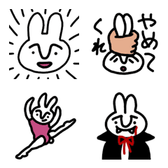 [LINE絵文字] 思い出のきもかわうさぎの画像