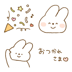 [LINE絵文字] よりみみうさぎ。6の画像