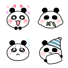 まるまるパンダちゃん絵文字の絵文字メイン画像