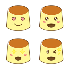 [LINE絵文字] プリンとキュートさの画像