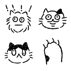 [LINE絵文字] Crazy Cat Unknown Emojiの画像