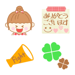 [LINE絵文字] 毎日使えるロールちゃん3の画像