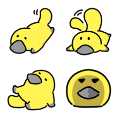 かもかもカモノハシ絵文字の絵文字メイン画像