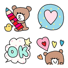 [LINE絵文字] 色んな大人可愛い絵文字695シンプルの画像