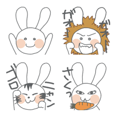 うさぎ時々色々な動物！の絵文字メイン画像