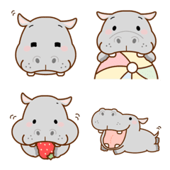 [LINE絵文字] かばのすけ＊日常編の画像