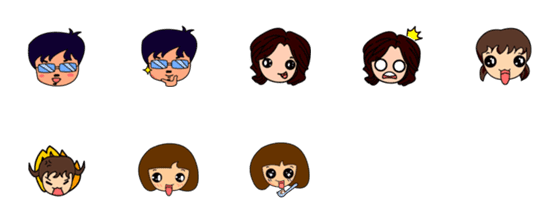 [LINE絵文字]Tina emojiの画像一覧