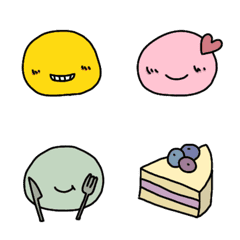 [LINE絵文字] 色で伝わる絵文字の画像