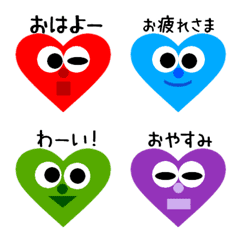 [LINE絵文字] 7days smile heart (2)の画像