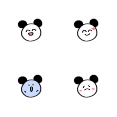 [LINE絵文字] ゆるーいパンダの画像