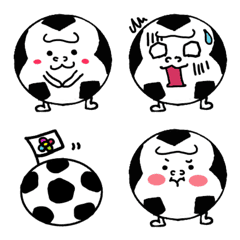 [LINE絵文字] ハッピーゴリラ 絵文字2   サッカーの画像