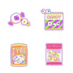 [LINE絵文字] Candy Candyの画像