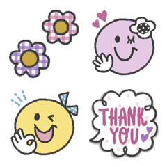 *.大人ガーリーSMILEY’s.*の絵文字メイン画像