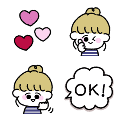 [LINE絵文字] 大人ガーリー＊フレンドの画像