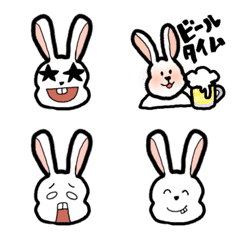 うちのゆきちゃんの絵文字の絵文字メイン画像