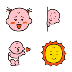 [LINE絵文字] かわいい赤ちゃん2の画像