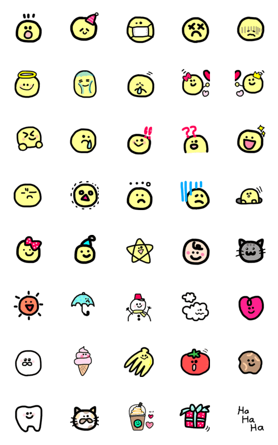 [LINE絵文字]emojismileの画像一覧