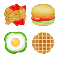 [LINE絵文字] breakfast emojiの画像