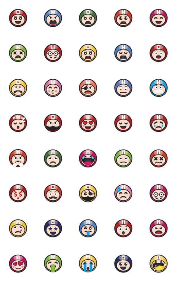 [LINE絵文字]COMO RANGERSの画像一覧