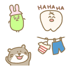 たくさんのゆるかわ動物と日常やイベントにの絵文字メイン画像