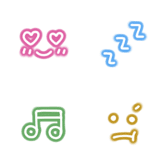 ねおん◯ぷちえもじの絵文字メイン画像