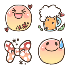 パステルリアクション絵文字の絵文字メイン画像